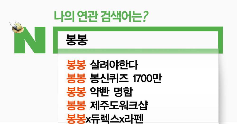 나의 연관 검색어는?