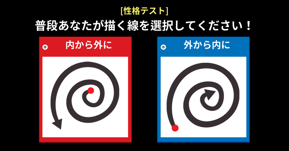 【性格テスト】 あなたはどうやって円を描く？