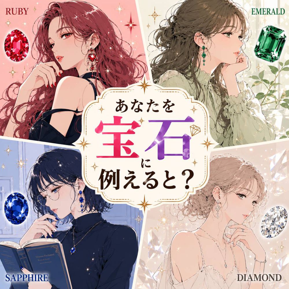 【宝石診断】あなたを宝石に例えると？