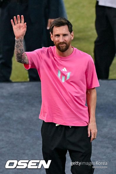 사우디 알이티하드의 메시 영입설 관련 보도 이미지