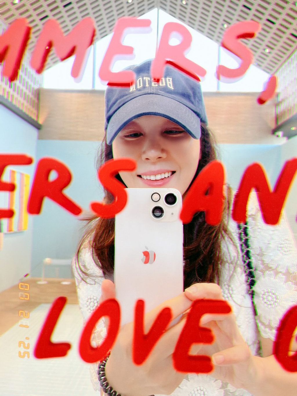 김하늘 전시회 셀카