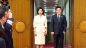 <b>나토 정상회의·몽골 순방차 출국하는 이재명 대통령</b>