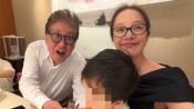 <b>'5살 늦둥이 아빠' 김용건, 벌써 팔순...며느리 황보라 "생신 축하"</b>