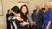 <b>"눈물 억지로 참았다" 김혜경 여사, 벨기에서 K-클래식 음악인 격려</b>