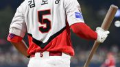 <b>'홈런킹' 김도영 안심은 이르다. 힐리어드, 라팍 2연전 첫 타석 43호 홈런, 1개차 맹추격</b>