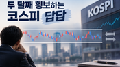 <b>두달째 답답 '코스피'…2028년까지 봐야한다는데</b>