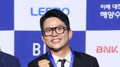 <b>'김지민♥' 아빠 되는 김준호, 행복 가득한 미소</b>