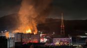 <b>고양 관산동 교회 화재…큰 불길 잡고 진화 중</b>