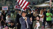 <b>잠실 집회 찾은 모스 탄…"조사 받을 의사 있어"</b>
