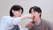 <b>김용빈, 둘이 무슨 사이길래…고기 100만원 플렉스→꽁냥꽁냥 먹여주기</b>