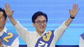 <b>김민석, 수도권 초접전 승리…당권 '성큼'</b>
