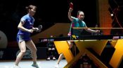 <b>탁구 신유빈, 나가사키와 짝이뤄 싱가포르 스매시 여복 4강 진출</b>