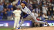 <b>노모·오타니도 못했는데…야마모토, 日 최초 MLB 포스트시즌 완투승</b>