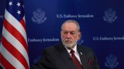 <b>美 대사 "이스라엘, 중동 영토 대부분에 대해 권리 있다"…이슬람 국가 강력 반발</b>