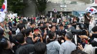 <b>봉쇄 집회…대한체육회 "정치적 입장 없지만, AG 등 차질"</b>