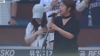 큰그림 엄지영, 애드리브 폭발 애국가 논란 사과 “생각 짧았다”