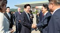 靑, 김민석 총리 순방 환송 참석에 "정치해석 부적절…내각 업무지시 위한 것"