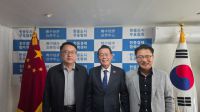 권기식 한중도시우호협회장, 中 웨이하이 과학기술연합회장 면담
