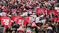 "통장 잔고에 현타"…공무원·교원노조, 도심서 대규모 집회