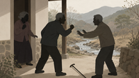 <b>"나가 함께 놀자" 70대 할머니에게 거절 당하자....</b>