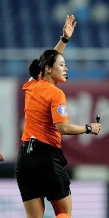 김유정 심판. 대한축구협회 홈페이지