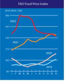 연도별 식량가격지수[농림축산식품부 제공. 재판매 및 DB금지]
