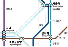 새롭게 바뀐 환승역 디자인 (서울시 제공)
