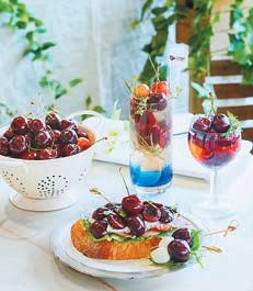 체리는 샌드위치, 샐러드, 디저트, 음료 등에도 다양하게 활용할 수 있는 과일이다.