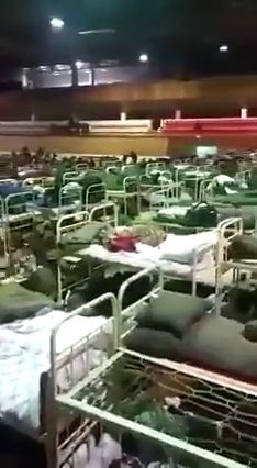 러시아 병사들의 열악한 숙소 모습이 넷플릭스 드라마 '오징어게임'에 비유되며 조롱 받고 있다. /사진=우크라이나 국방부 SNS