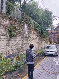 방역활동 모습[성북구 제공. 재판매 및 DB 금지]