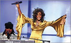 1980~90년대를 풍미했던 팝 스타 휘트니 휴스턴. /조선일보 DB