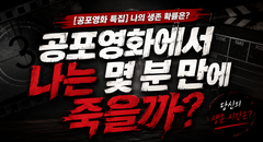 공포영화에서 나는 몇 분 만에 죽을까?