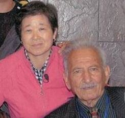 2010년 재회 당시의 고인과 쉴레이만 하사[자료사진]