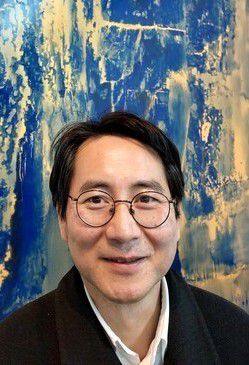 배종헌 작가. 2023년 2월 대안공간 루프 전시 당시 모습이다. 노형석 기자