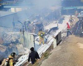 보성 주택화재 현장[보성경찰서 제공]