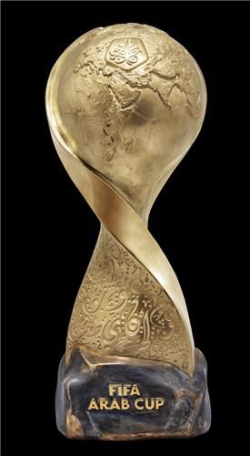 아랍컵 우승 트로피[카타르 체육부 제공. 재판매 및 DB 금지]