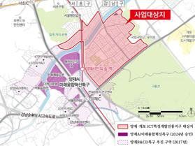 양재·개포 ICT 특정개발진흥지구 위치도. 서울시 제공