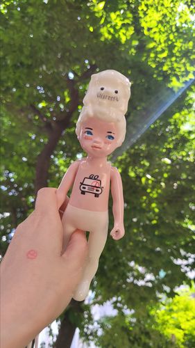 인형과 투표 인증[독자 이주하씨 제공. 재판매 및 DB 금지]