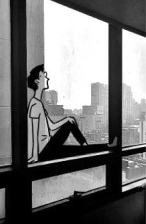 원룸족 곽창렬 기자는 평일 낮 원룸에 쏟아진 빛을 마주했다. /일러스트=안병현