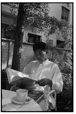 Jean-Michel Basquiat at the Pellizzi residence in New York, NY, 1984 Credit: Photo by Francesco Pellizzi ? Francesco Pellizzi *재판매 및 DB 금지