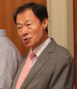 김이환 UST(과학기술연합대학원대학교) 총장이 교명 변경 배경을 설명하고 있다. / 사진=UST(과학기술연합대학원대학교)