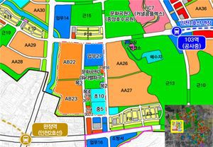 인천도시공사(iH)는 검단신도시 워라밸빌리지 개발사업의 성공적인 추진을 위해 민간사업자 공모를 실시한다. 사진은 검단신도시 워라밸빌리지 토지이용계획도. 인천도시공사 제공.