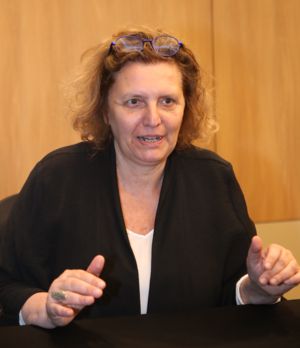 알레산드라 콜레키아 국제협력개발기구(OECD) 과학기술혁신국(DSTI) 과학기술정책 헤드가 매일경제와 인터뷰하고 있다. [과학기술정보통신부]