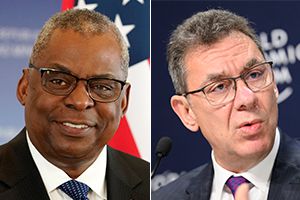 로이드 오스틴(왼쪽), 앨버트 불라