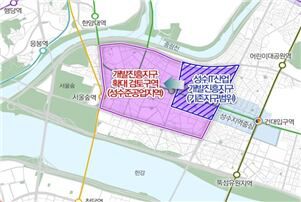 성수 IT문화콘텐츠 산업·유통개발진흥지구 위치도 / 자료 = 서울시