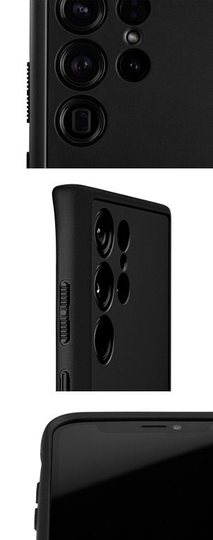 케이스를 착용한 갤럭시S25 울트라 후면, 전면.