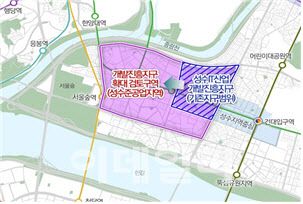 성수 IT문화콘텐츠 산업·유통개발진흥지구 위치도(사진=서울시)