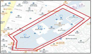 춘천시청 주변 현수막 없는 거리[춘천시 제공.재판매 및 DB 금지]
