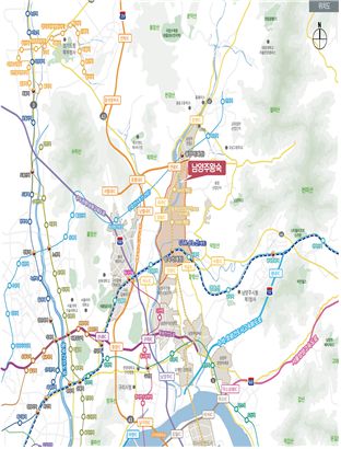 남양주왕숙 위치도. LH 제공