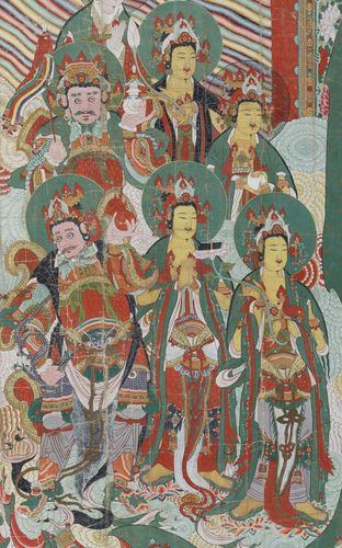 예산 수덕사 괘불 중 일부[국립중앙박물관 제공. 재판매 및 DB 금지]